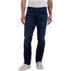 REPLAY Jeans Uomo Grover Straight Fit Elasticizzati, Blu (Dark Blue 007), W28 x L30