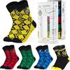Harry Potter Calzini Per Bambino, Pacco Da 5 Calze Misto Cotone, Taglia Unica, Merchandise Ufficiale, Simpatiche Idee Regalo Per Fans