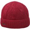 Melegari Berretto di Maglia | Lana e Angora | Lavorazione a trecce | Donna/Ragazza | Beanie Hat | Enza (IT, Numero, 55, 59, Rosso Vino)