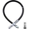 NQEUEPN Kit di Accessori per Ingrassatore, Tubo Flessibile a Molla da 45 cm con Attacco per Ingrassatore 8000 PSI Filettature NPT da 1/8 Raccordi per Ingrassatori