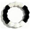 Pahajim Coprivolante Peloso Comodo Copri Volante Auto Universale 36-39cm Morbido Copristerzo Peluche Accessori Interni per Donna Uomo (Nero Bianco)