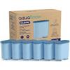 Aquafloow Filtro per l'acqua AquaFloow per macchine da caffè automatiche, ricambio compatibile con Philips, Saeco AquaClean CA6903/10 CA6903/22 CA6903, Riduce il contenuto di calcare- 6 pezzi