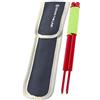 GoSports Down the Line Guida a corda per putting, 3 m, supporto da golf per l'allineamento, per allenare i putt dritti e curvi
