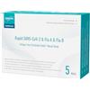 EUROPAPA 5x Test Rapido Corona Home Test e Test Influenza A/B per Covid-19 e Influenza A/B, Test Antigenico Autotest SARS-CoV-2 3 in 1 Combo Rapido Cassetta, Confezionato Singolarmente