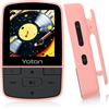 YOTON Bluetooth 5.2 MP3 Player, Portable Sports Music Clip, HiFi Audio, Independent Volume, FM Radio,Supports up to 128GB, Scheda SD non inclusa, Rosa