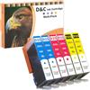 D&C 934XL 935XL Cartucce d'inchiostro compatibili con HP 934 935 XL 934XL 935XL Multipack per cartucce HP Officejet Pro 6830, Officejet Pro 6230, 6835 6836 6220 6800 6812 6815 (confezione da 6)
