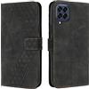OKZone Cover per Samsung Galaxy M53 5G, Custodia in Pelle Samsung M53 5G, Antiurto Cover a Libro Galaxy M53 5G Magnetica Portafoglio Folio PU Pelle Flip Caso con Wallet Case Cover (Nero)