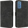 OKZone Cover per Samsung Galaxy M52 5G, Custodia in Pelle Samsung M52 5G, Antiurto Cover a Libro Galaxy M52 5G Magnetica Portafoglio Folio PU Pelle Flip Caso con Wallet Case Cover (Nero)