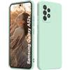 ISOI - Cover per Samsung Galaxy A52/Samsung Galaxy A52 5G/Samsung Galaxy A52s 5G, Custodia Morbida in Silicone Liquido, Protezione Completa Antiurto Ultra Sottile per il Corpo - Menta Verde