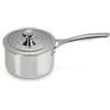 Le Creuset Evolution Casseruola in Acciaio Inox a 3 Strati con Coperchio, diametro 16 cm, 1.9 L