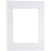 walther design Passepartouts Bianco Neve per Dimensioni Cornice: 30 x 40 cm, Dimensioni Immagine: 20 x 28 cm Passepartouts PA040W