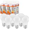 OSRAM LED Goccia Lampadine, 5.5 W Equivalenti 40 W, Attacco E27, Luce Calda 2700K, Confezione da 6 Pezzi