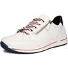 ARA Osaka, Scarpe da Ginnastica Donna, Bianco Blu, 43 EU Larga
