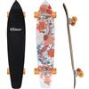 Nattork Skateboard Cruiser da 44 pollici Complete 8 Ply Canadian Hard Maple for Commuting, Carving & Downhill Riding with T-Tool, Made for Adults, Teens and Kids