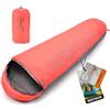 Meteor - YMER Kids Sleeping Bag - Camping Equipement for Girls, Boys & Teens - Compact Travel Gear for Hiking, Sleepover - Winter, Spring, Summer or Fall - for Kids 155 cm Tall