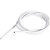 Watris Veiyi Cavo freno per bicicletta, diametro 5 mm, cavo del freno di ricambio, tubo in gomma, per bici da corsa, colore bianco