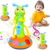 Vibbang Giocattoli per Sassofono Bruco Elettrico per Bambini, Giocattolo Musicale Realistico Danzante Bruco con Luce e 6Musica, Creativo Giocattolo Educativo Regali di Compleanno e Natale