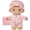 LeyaDoll Bambola morbida(9'), bambola bambina ideale come regalo bambino 1 anno, regalo di battesimo e Natale per bambina e neonati-Pudding Baby-Tanned