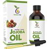 Natura Pur Olio di Jojoba Puro Biologico 120ml - 100% naturale, spremuto a freddo, vegano - Jojoba Oil per la cura di pelle, capelli, viso