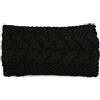 styleBREAKER Fascia donna in maglia grossa,Nero