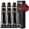 FemMas - Tintura per capelli biondo medio viola rosso 7.26 3x, crema colorante professionale con olio di argan, cheratina e ceramidi, colorazione permanente o tintura, brillante e durevole, da 100 ml