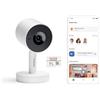 Netatmo Videocamera Interna di Sorveglianza Advance, Riconoscimento Facciale, Otturatore Intelligente, Wi-Fi, Rilevamento Movimenti, Visione Notturna, 2K HDR, Archiviazione Locale, Bianca