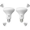 KOOYWAN Lampadina a LED con sensore di movimento, 9 W, 6000 K, controllo della luce E27, 2 pezzi