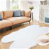 ORINOVA Tappeto Camera da Letto Bianco 120x180 cm Salotto Morbido Lavabile Tappeto Moderno