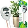 HOUSEPLANT RESOURCE CENTER Misuratore del Suolo per Piante d'appartamento per fichi Foglia di Violino Pothos, Monstera e Altro - 3 in 1 PH/umidità/misuratore di Luce promuove la Crescita e la Salute delle Piante robuste