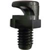 S&M 540196 - Microdiffusore con angolo di irrigazione 180° e portata 60 L/h | Blister con 25 unità | Portata fino a 2,5 metri | Connessione 4 mm diametro | Colore nero