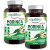Equilibra Moringa Protein, 900 mg Moringa Oleifera per Dose, 120 Compresse Vegan per 2 Mesi, Integratore Moringa, Titolato al 60% in Proteine, Equilibrio del Peso Corporeo e Metabolismo dei Lipidi