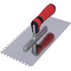 HELPMATE - spatola dentata 6x6 mm - spatola professionale prodotta in Germania in acciaio inox - 230 x 130 mm spatola dentata per l'applicazione di stucco e adesivo per piastrelle