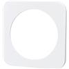 VoltShine Piastra da parete in vetro bianco con interruttore singolo. Ideale per ambienti moderni, unisce stile e funzionalità, perfetta per illuminare la tua casa con eleganza.