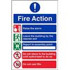 VSafety V Safety 12005AN-ACBRSH 150 mm x 200 mm - 3 mm Alluminio Spazzolato Comp, Bianco, 150mm x 200mm