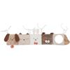 Jollein Libretto di Stoffa per Box - Animal Friends - con Lacci per Il Fissaggio