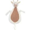 Jollein 031-594-67076 - Asciugamano per ciuccio, motivo giraffa, colore: bianco/beige (29 x 20 cm)