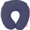 Nuby Cuscino di supporto in memory foam - Cuscino da viaggio peluche - Dalla nascita (0+ mesi) - Blu