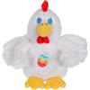 GIPSY TOYS - PELUCHE LES AMIS DE PÂQUES SONORES - GALLINA BIANCA - 13 CM - UN REGALO MORBIDO E SONORO PER PASQUA