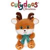 GIPSY TOYS - PELUCHE RENNA GINGER CUTYDOOS CHRISTMAS - 13 CM - MARRONE E SCIARPA VERDE