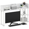 Furinno CLASSIC Mensola da Scrivania, Alzata da Scrivania a 3 Ripiani, Mensola Libreria, Organizer da Scrivania, per Forniture per Ufficio, Accessori da Scrivania per Ufficio, Bianco