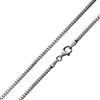 MATERIA by Matthias Wagner MATERIA n. K16, catenina a maglia spessa stile antico, in argento 925, 2,8 mm