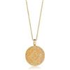 Elli Collana da Donna Ornamento Moneta Ciondolo piatto in Argento 925