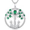 jiamiaoi Collana Gatto Ciondolo Gatto argento Gioielli Gatto, Collana argento 925 Gatto Ciondolo Collana Donna Gatto per Donne Ragazze Gatto Ciondolo