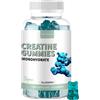ASPERILLEN Creatina Monoidrata in Caramelle Gommose 2000mg Gusto Mirtillo - 60 Pezzi