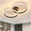 Pheashine Plafoniera LED Soffitto Dimmerabile, 38W Lampada da Soffitto Camera da Letto, Lampadario LED Moderno per Soggiorno, Sala da Pranzo, Ufficio