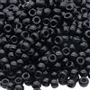 Auvoau 1000 perline in plastica nera per la creazione di gioielli, perline per capelli, portachiavi, artigianato fai da te