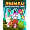 Gray & Gold Publishing Animali: Libro da colorare per bambini: 35 splendide illustrazioni per bimbi da 3 a 10 anni.