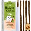 MODOGO® Miswak D'olivo x5 - Spazzolino Naturale per Denti - Bastoncini Sbiancanti Ecologici - Cura Dentale Tradizionale Araba - Pulizia Profonda e Freschezza Naturale