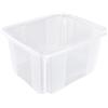 keeeper Box Contenitore con Sistema di Rotazione/Impilaggio, 41 x 34,5 x 22 cm, 24 L, Emil, Trasparente