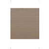 Deco Company, Tenda Plissettata fissabile, Opaca, Tutte Le Parti di Montaggio Incluse, EASYFIX plissè Rinforzato con Due Supporti di Controllo, Tortora, 50 x 130 cm (LxH)
